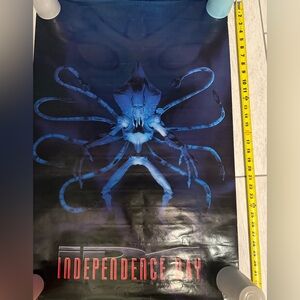INDEPENDENCE DAY 1996 ORIGINAL MOVIE POSTER WILL SMITH JEFF GOLDBLUM RARE 3031